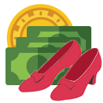 Wizard of Oz Ruby Slippers Bonuses