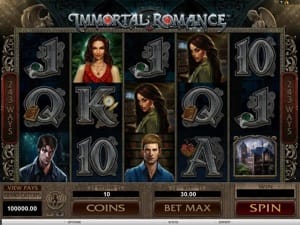 Immortal Romance Slot View