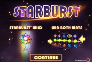 Starburst Slot View