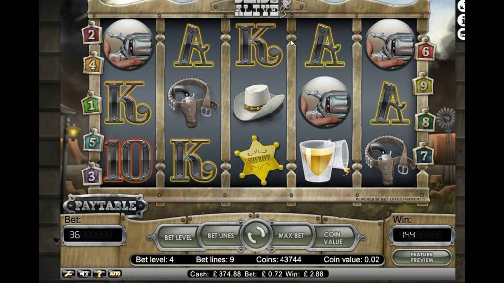 screenshot of the features section