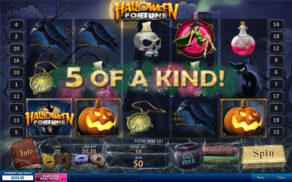 screenshot of the features section