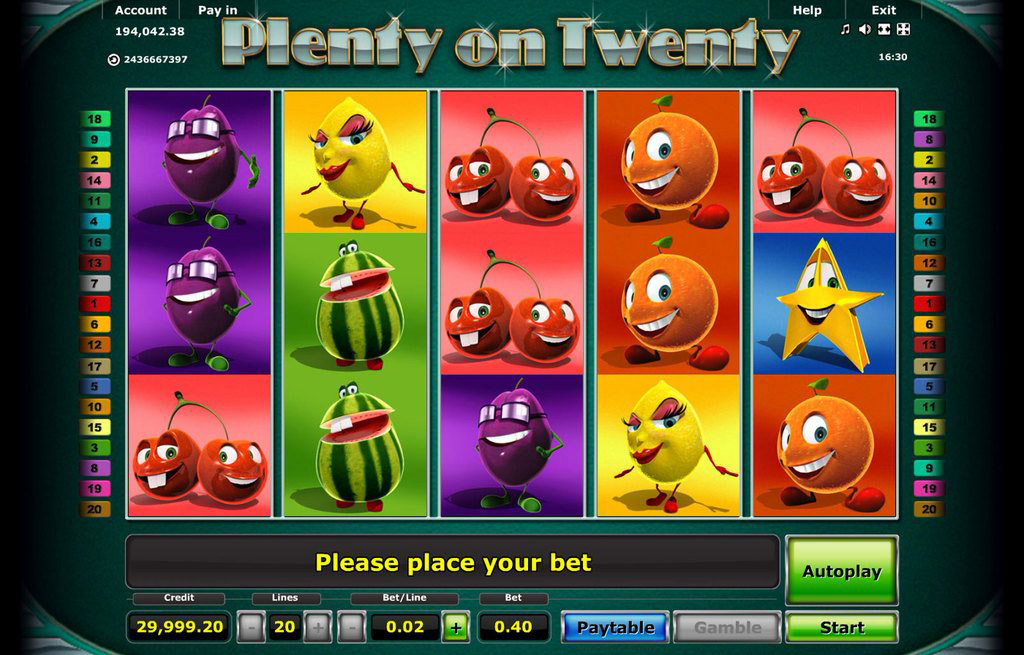 screenshot of the features section