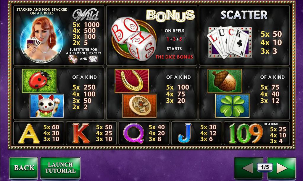 screenshot of the features section