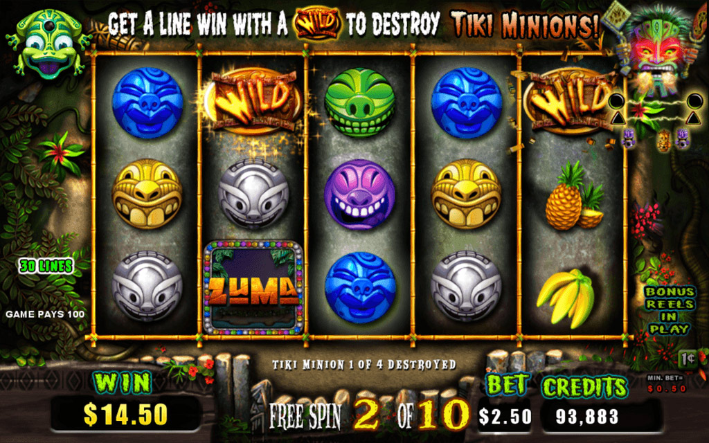 screenshot of the features section